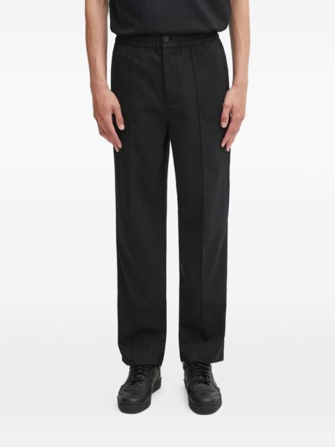 zip detail trousers