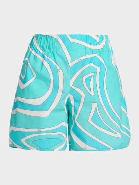 Iride Cotton Pull-On Shorts