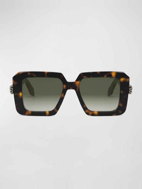 Serpenti Geometric Sunglasses