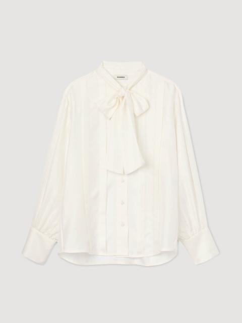 SILK LAVALLIÈRE SHIRT