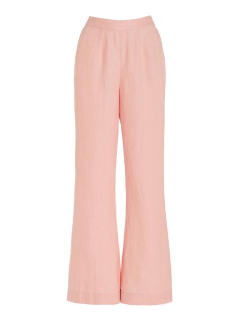 Tia Linen Trousers pink