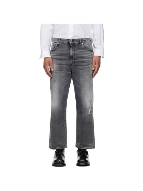 Black Washed Boyfriend Jeans