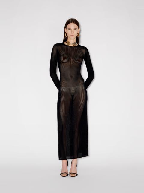 THE MORPHING PINSTRIPES DRESS