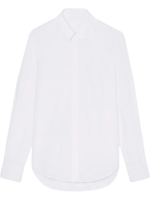 long-sleeve cotton shirt