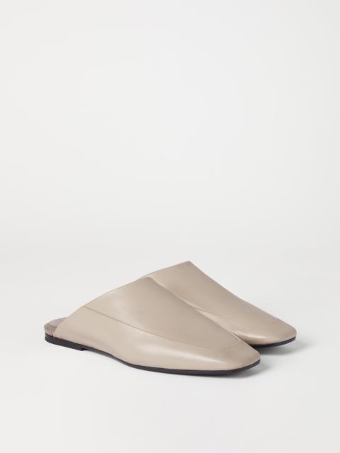 Calfskin slippers
