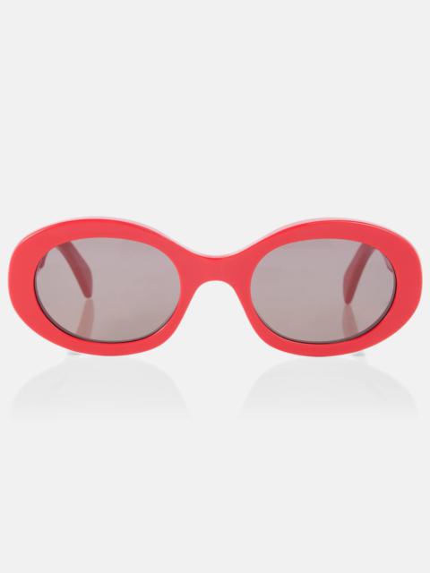 Triomphe oval sunglasses