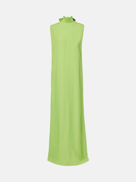 Miami crêpe cady maxi dress