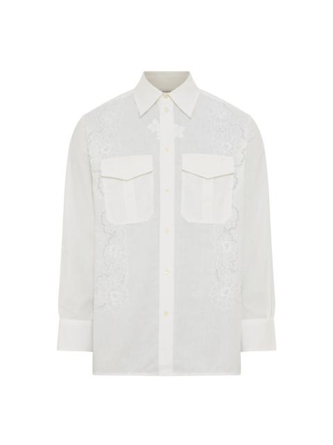 Upcycled Household Linen Twin Pocket Shirt