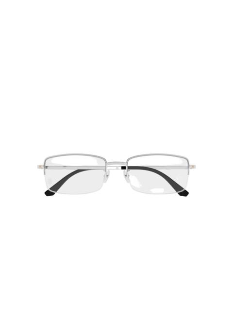 rectangle-frame glasses