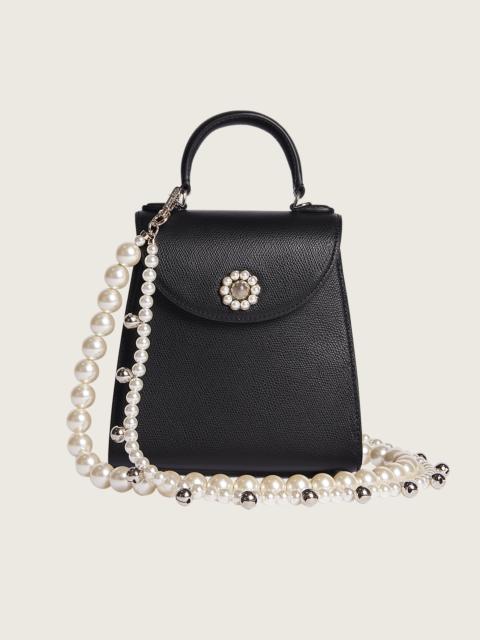 Bell Charm and Pearl Bag Strap