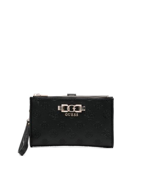 embossed-logo zip-roundwallet