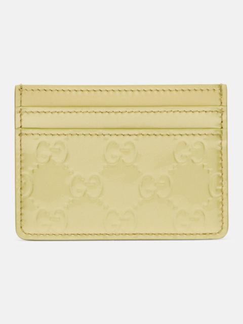 GG Emblem leather card holder