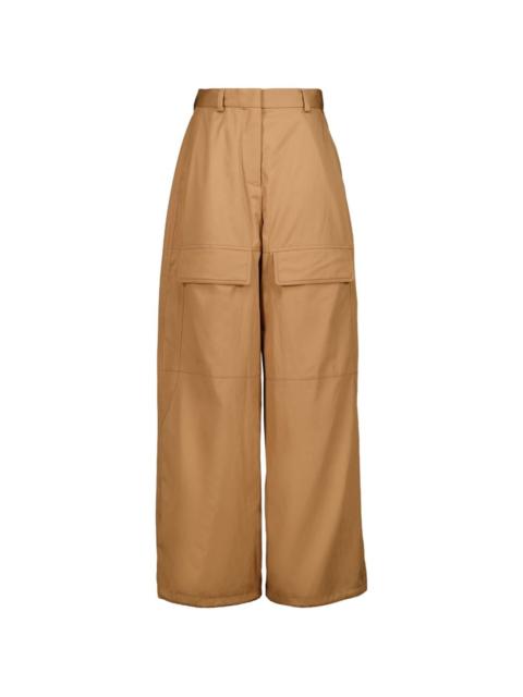 wide-leg cargo pants