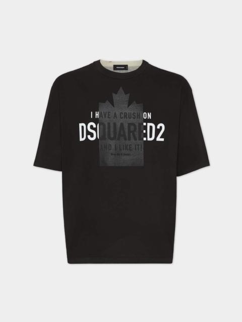 SPRAY DYED LOOSE FIT CRUSH T-SHIRT