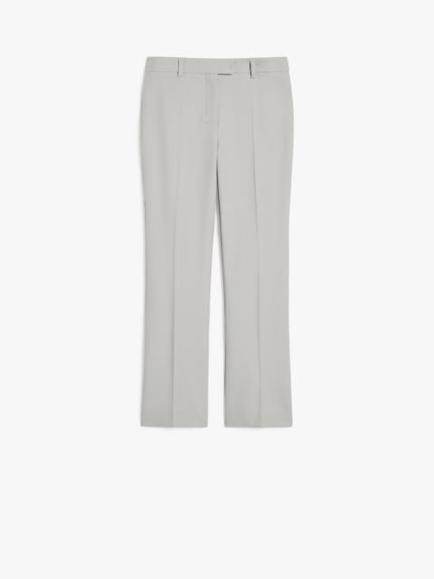FATINA Slim-fit stretch cotton and viscose trousers