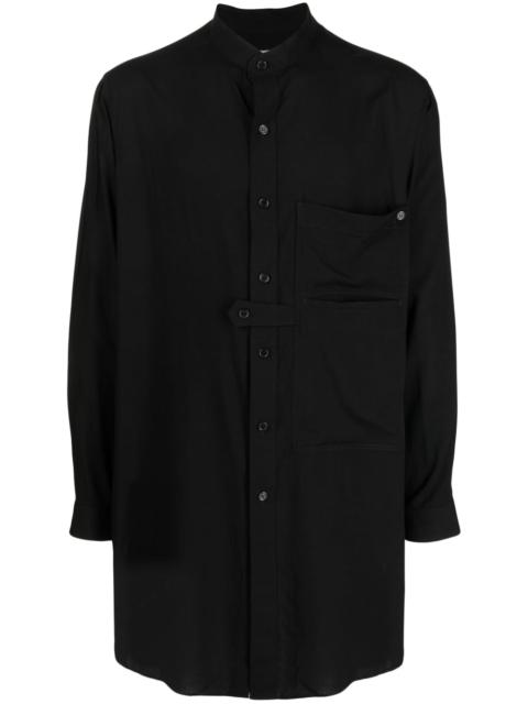 oversized long-sleeve shirt