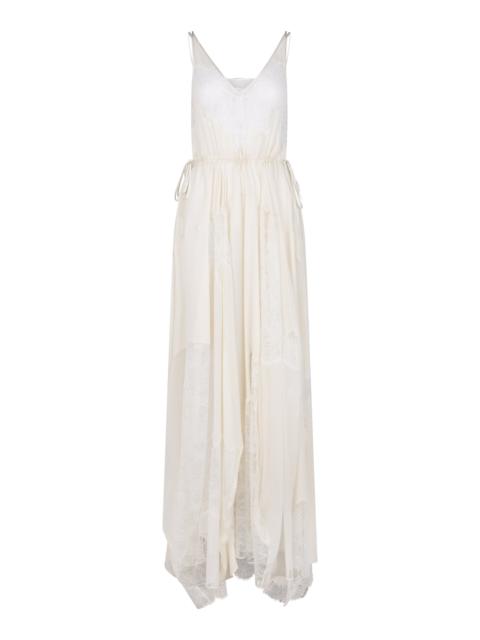 Josephine Silk-Blend Maxi Dress ivory