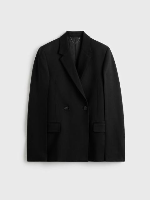 Long boxy blazer black