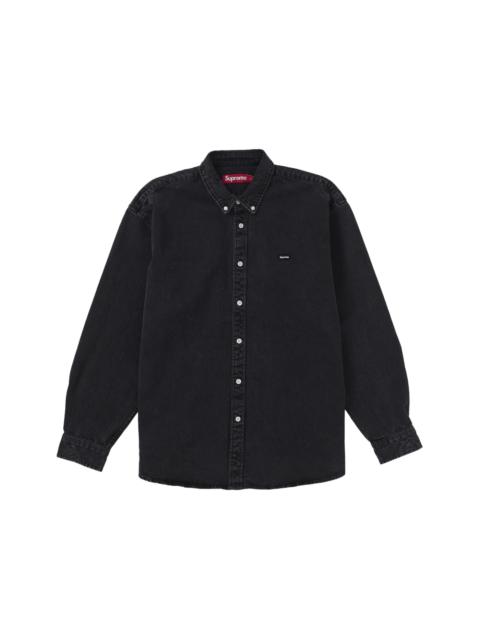 Supreme Small Box Denim Shirt (FW25) Black