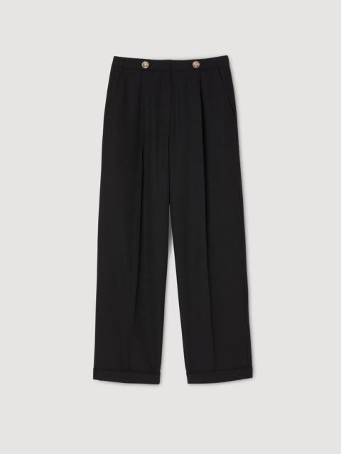 STRAIGHT-LEG TROUSERS
