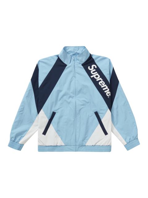 Supreme Paneled Track Jacket Light Blue