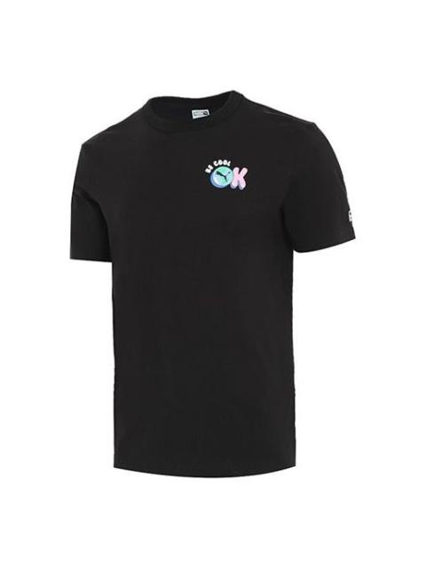 PUMA Downtown Graphic Tee 'Black Blue Pink' 531335-01
