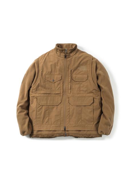 The North Face x Invincible 2 in 1 Denali Jacket Utility Brown