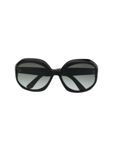oversize-frame sunglasses