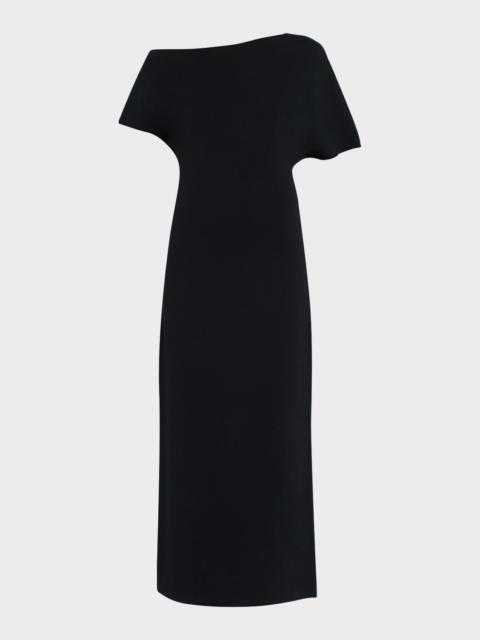 Asymmetric Knit Dress