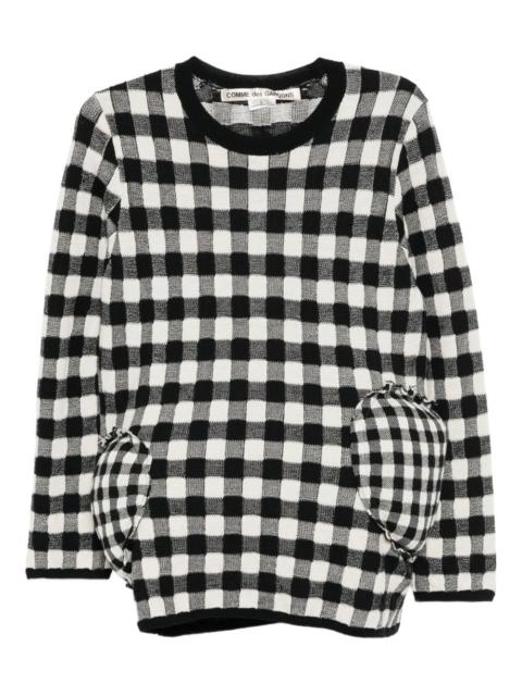 checked jumper