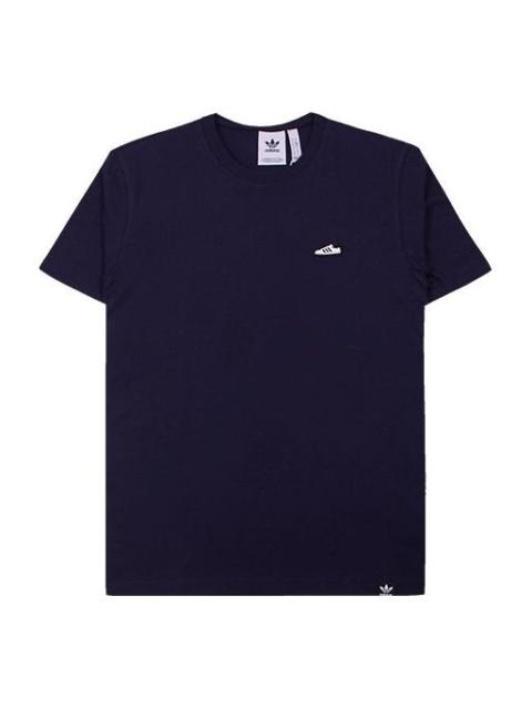 adidas originals Unisex SST Embroidery Blue FM3377