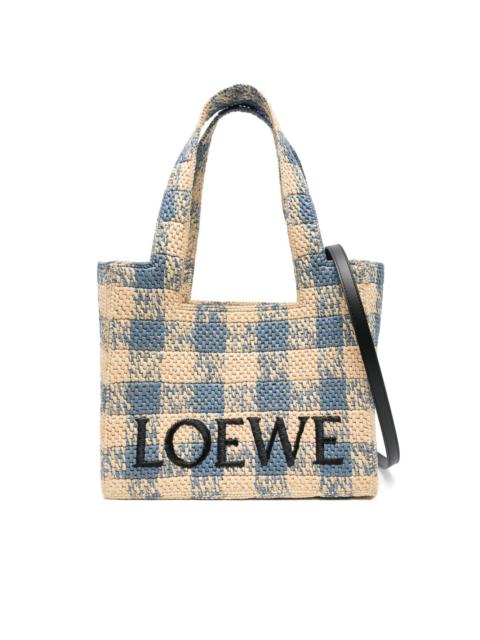 medium Loewe Font tote bag