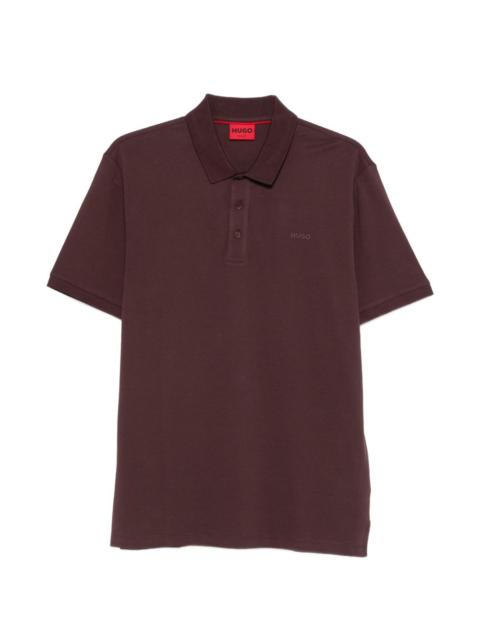 buttoned polo shirt