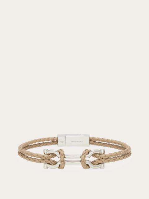 Double Gancini bracelet (20cm)