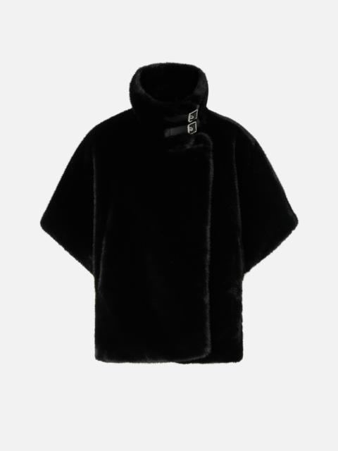 FAUX FUR CAPE