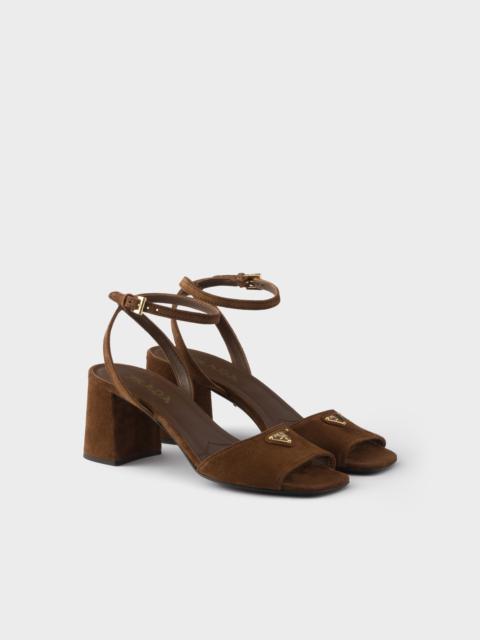 Suede sandals