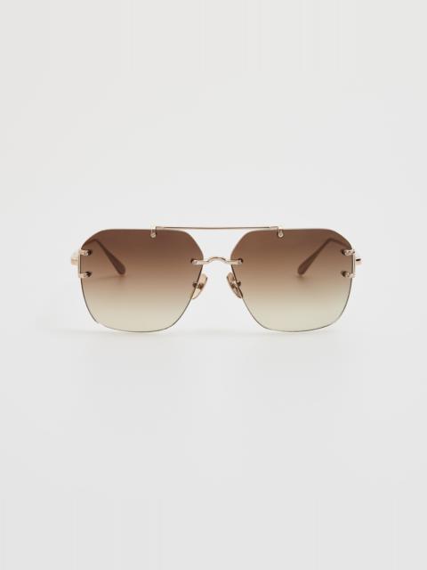 Reyner Sunglasses in Light Gold