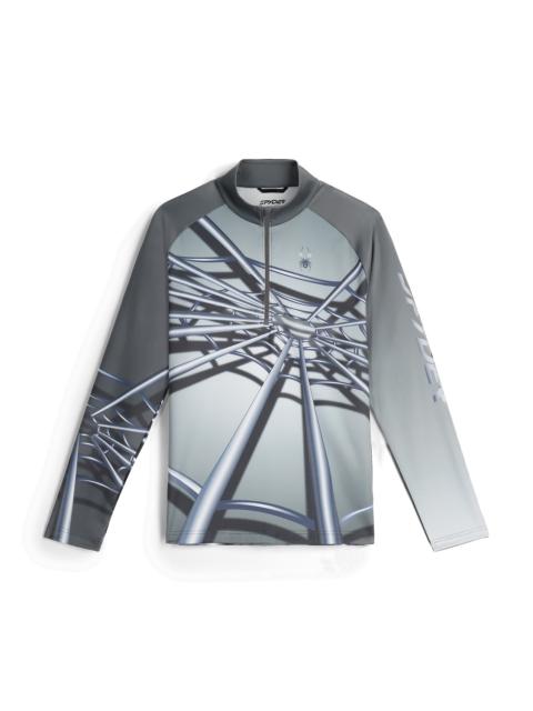 Mens Legacy Half Zip T-Neck  - Polar