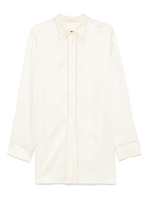 embroidered motif shirt