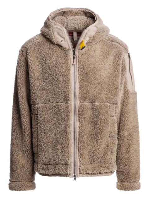 fleece hooded jacket