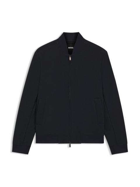 SLIM-FIT JACKET IN WRINKLE-RESISTANT FABRIC
