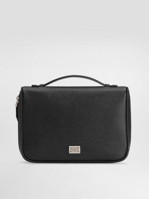 Sicily alpine calfskin necessaire