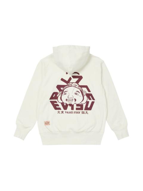 Palace x Evisu Tri-Godhead Hood Egret