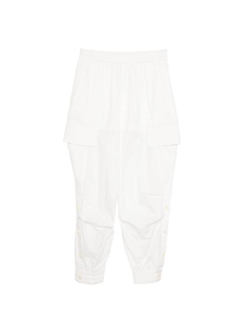 pleated cargo trousers