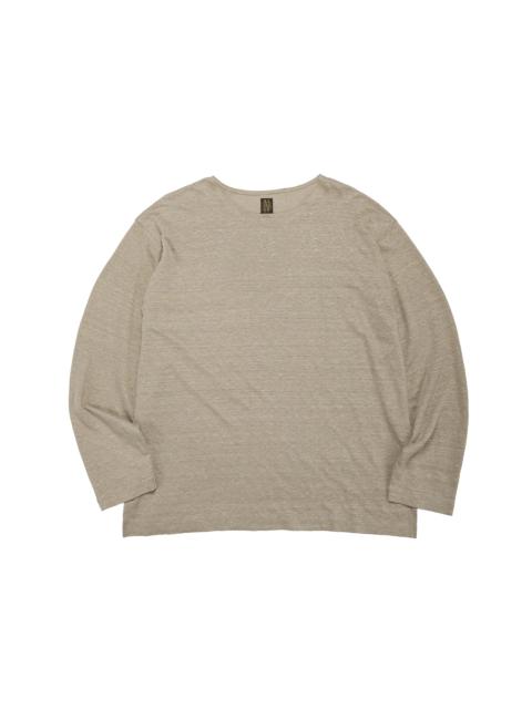 Normandy Linen Basque Shirt Taupe