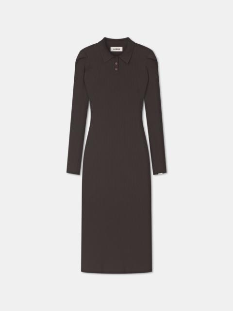 ARLA
Merino ribbed polo dress