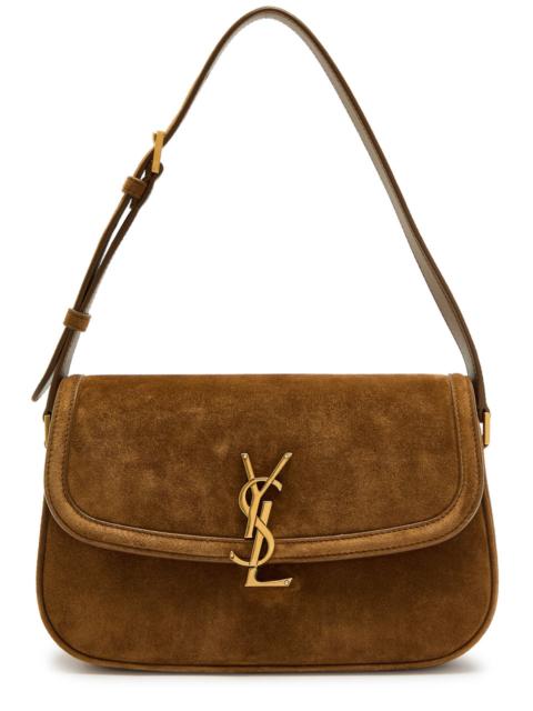 Saint Laurent Solferino Suede Shoulder bag