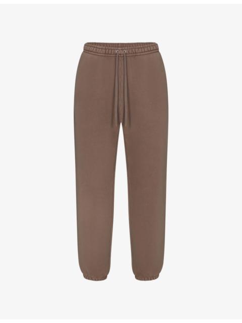 Heavy Fleece Straight-Leg Cotton-Jersey Jogging Bottoms