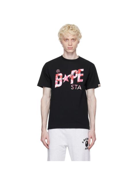 Black ABC Camo 'BAPE STA' T-Shirt