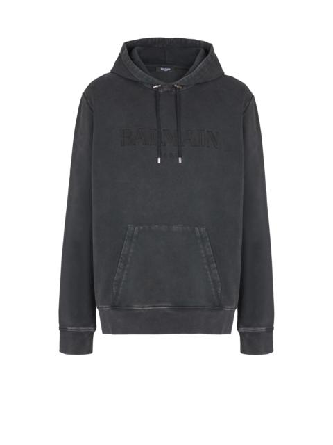 Vintage Balmain embroidered hoodie